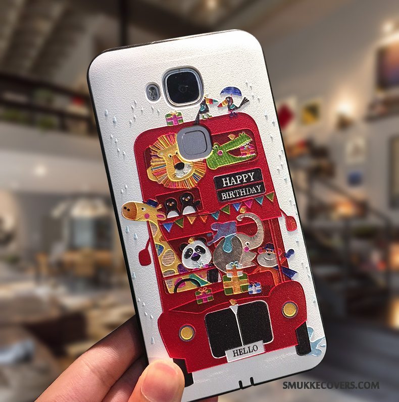 Etui Huawei G7 Plus Beskyttelse Hård Trend, Cover Huawei G7 Plus Cartoon Hængende Ornamenter Telefon