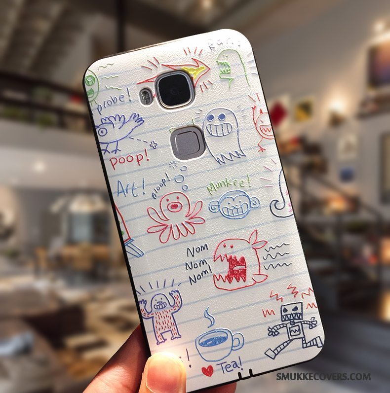 Etui Huawei G7 Plus Beskyttelse Hård Trend, Cover Huawei G7 Plus Cartoon Hængende Ornamenter Telefon