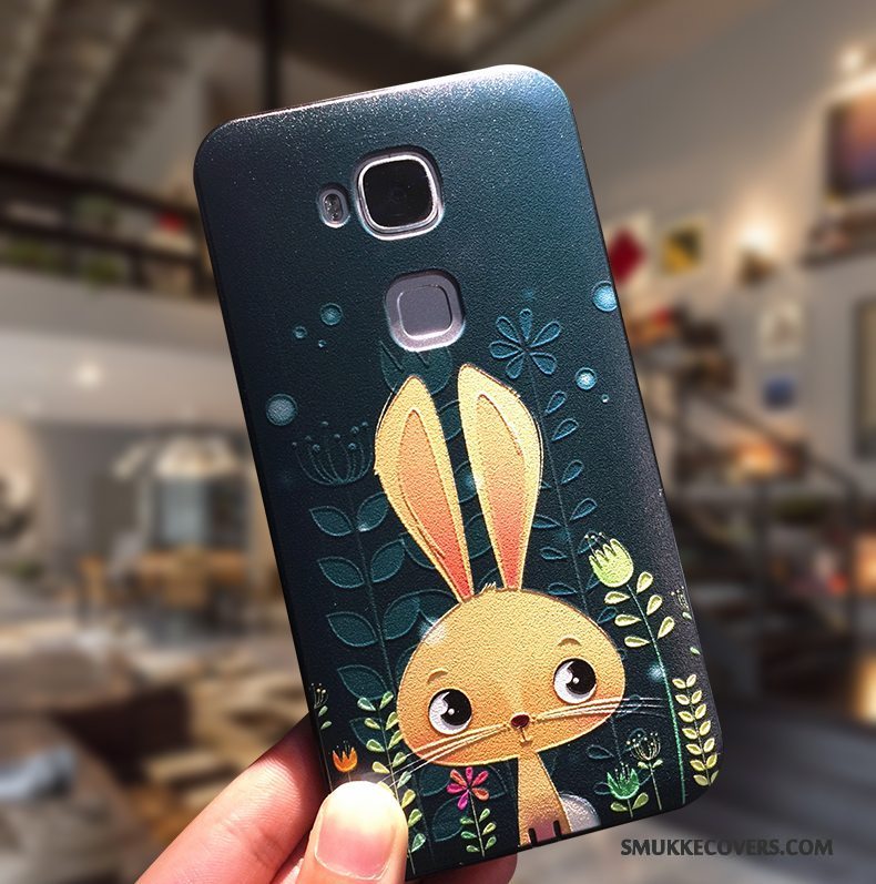 Etui Huawei G7 Plus Beskyttelse Hård Trend, Cover Huawei G7 Plus Cartoon Hængende Ornamenter Telefon