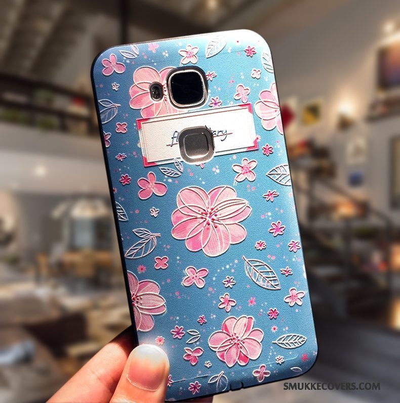 Etui Huawei G7 Plus Beskyttelse Hård Trend, Cover Huawei G7 Plus Cartoon Hængende Ornamenter Telefon