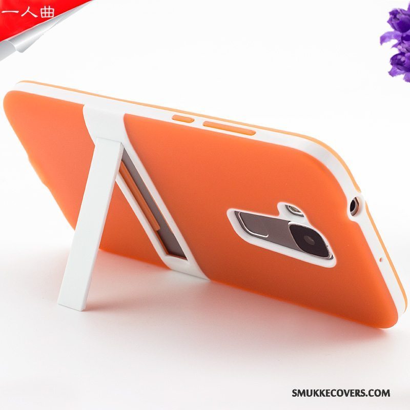 Etui Huawei G7 Plus Beskyttelse Orange, Cover Huawei G7 Plus Læder