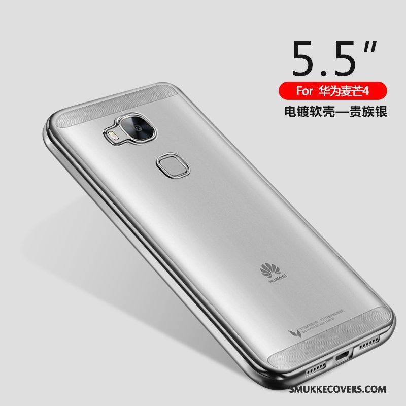 Etui Huawei G7 Plus Beskyttelse Telefongennemsigtig, Cover Huawei G7 Plus Tasker Guld