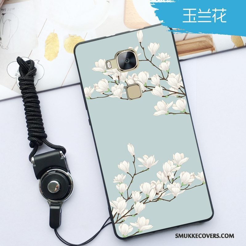 Etui Huawei G7 Plus Blød Anti-fald Lyseblå, Cover Huawei G7 Plus Tasker Telefon