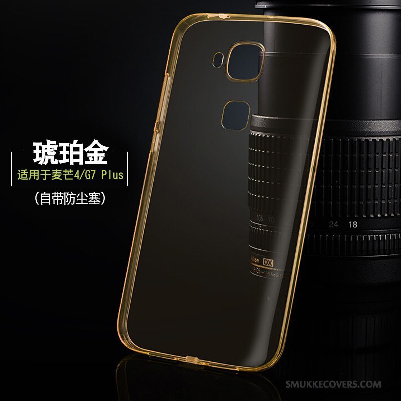 Etui Huawei G7 Plus Blød Gennemsigtig Ny, Cover Huawei G7 Plus Farve Telefon