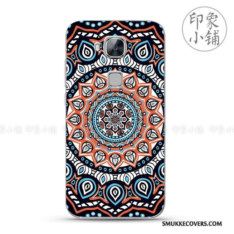 Etui Huawei G7 Plus Farve Etnisk Telefon, Cover Huawei G7 Plus Beskyttelse Tynd Af Personlighed