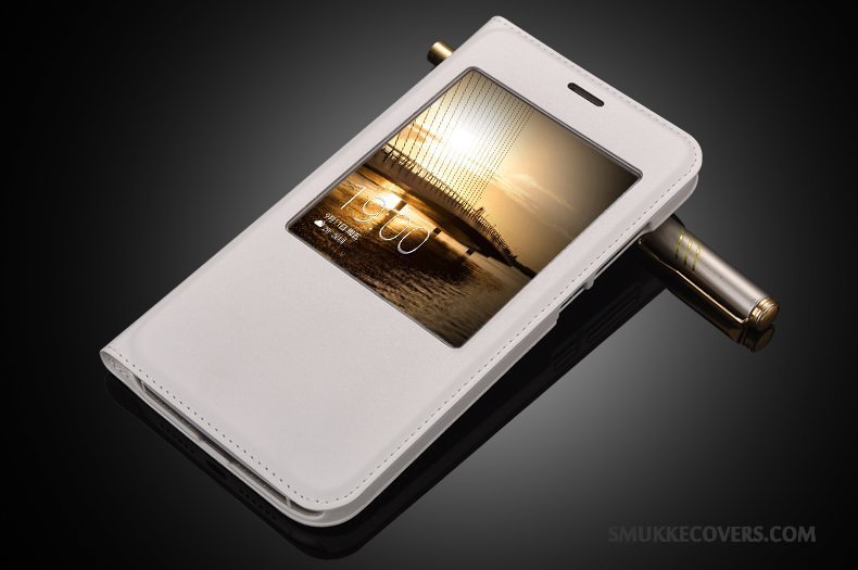 Etui Huawei G7 Plus Folio Telefonhærdning, Cover Huawei G7 Plus Farve Skærmbeskyttelse Vækstdvale