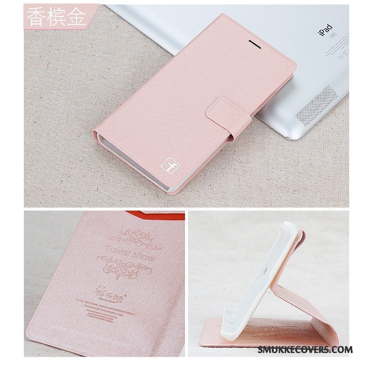 Etui Huawei G7 Plus Læder Hvid Telefon, Cover Huawei G7 Plus Folio