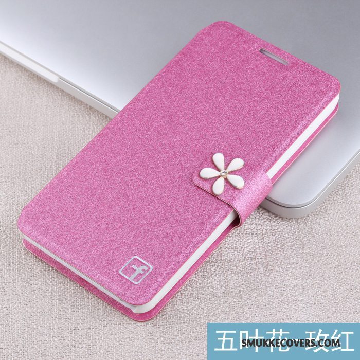 Etui Huawei G7 Plus Læder Hvid Telefon, Cover Huawei G7 Plus Folio