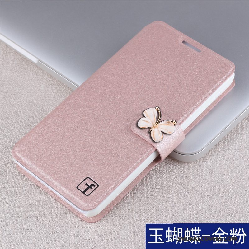 Etui Huawei G7 Plus Læder Hvid Telefon, Cover Huawei G7 Plus Folio