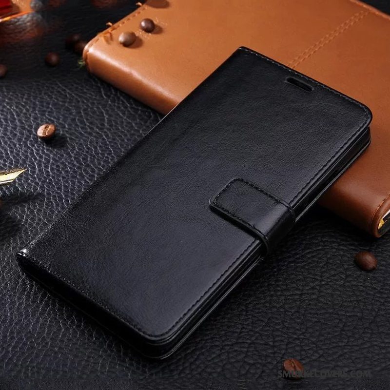 Etui Huawei G7 Plus Læder Rød Business, Cover Huawei G7 Plus Folio Telefonhængende Ornamenter