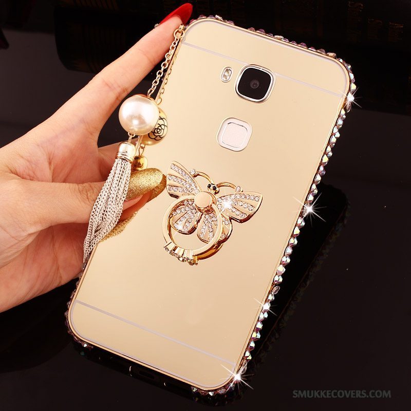 Etui Huawei G7 Plus Metal Af Personlighed Telefon, Cover Huawei G7 Plus Beskyttelse Guld Anti-fald