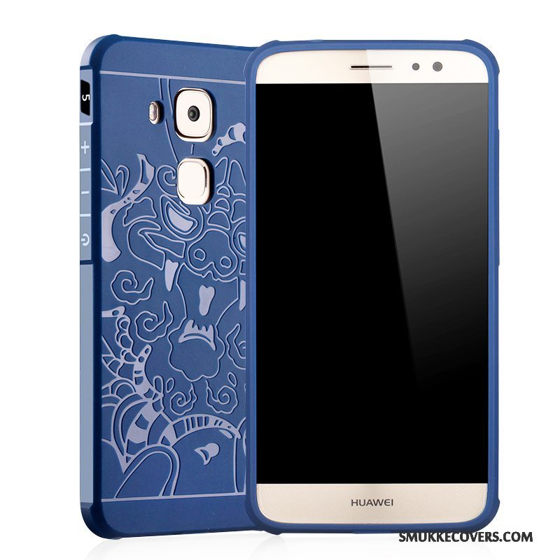 Etui Huawei G7 Plus Silikone Anti-fald Telefon, Cover Huawei G7 Plus Beskyttelse Lyse Grå