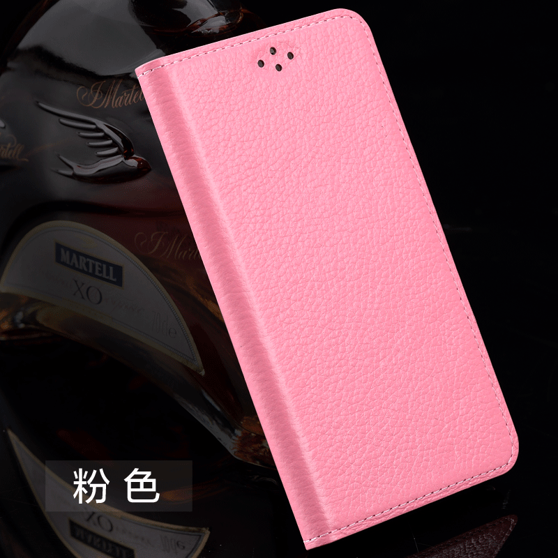 Etui Huawei G7 Plus Silikone Blå Anti-fald, Cover Huawei G7 Plus Læder Simple Telefon