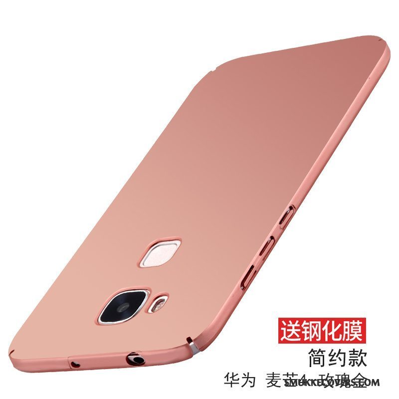 Etui Huawei G7 Plus Silikone Nubuck Cyan, Cover Huawei G7 Plus Beskyttelse Ring Anti-fald