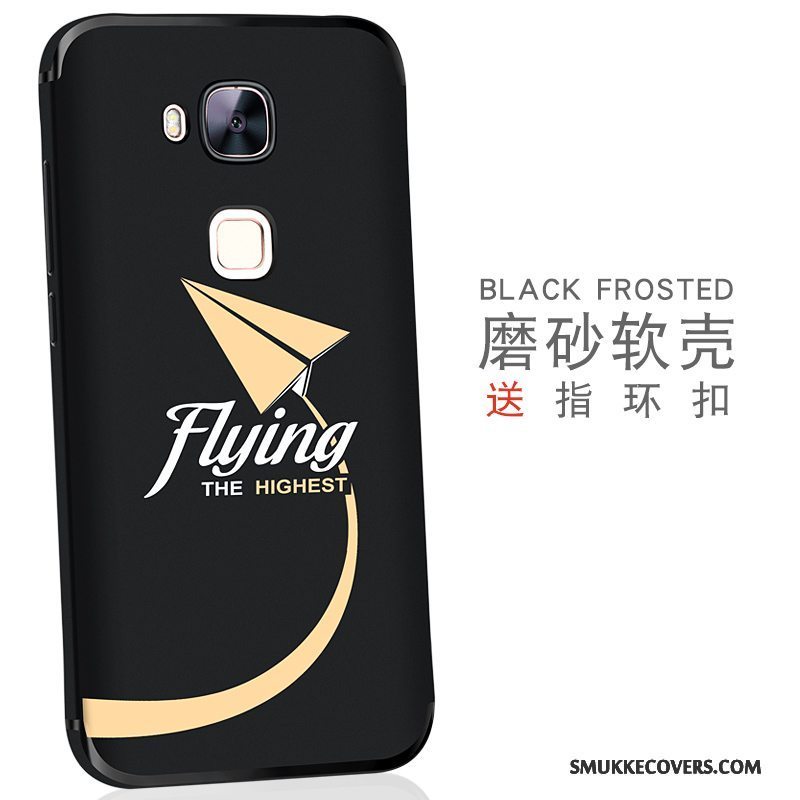 Etui Huawei G7 Plus Silikone Telefonbagdæksel, Cover Huawei G7 Plus Blød Nubuck