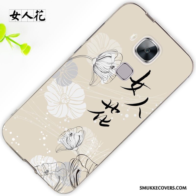 Etui Huawei G7 Plus Silikone Telefonhvid, Cover Huawei G7 Plus Beskyttelse Hængende Ornamenter Anti-fald