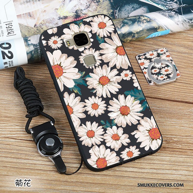 Etui Huawei G7 Plus Silikone Trend Europa, Cover Huawei G7 Plus Blød Hvid Anti-fald