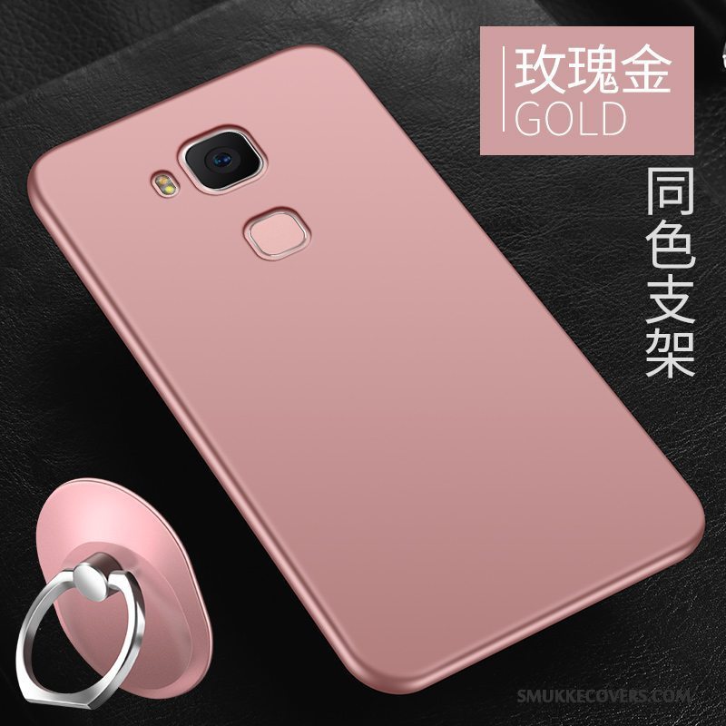 Etui Huawei G7 Plus Silikone Trend Simple, Cover Huawei G7 Plus Beskyttelse Rød Af Personlighed