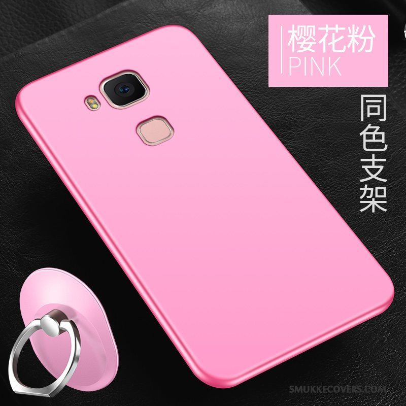 Etui Huawei G7 Plus Silikone Trend Simple, Cover Huawei G7 Plus Beskyttelse Rød Af Personlighed