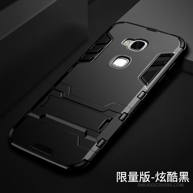 Etui Huawei G7 Plus Tasker Anti-fald Sølv, Cover Huawei G7 Plus Silikone Telefoncool