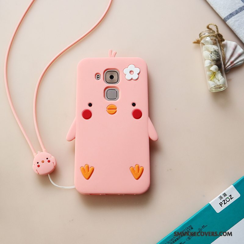 Etui Huawei G7 Plus Tasker Lyseblå Anti-fald, Cover Huawei G7 Plus Cartoon Telefonaf Personlighed