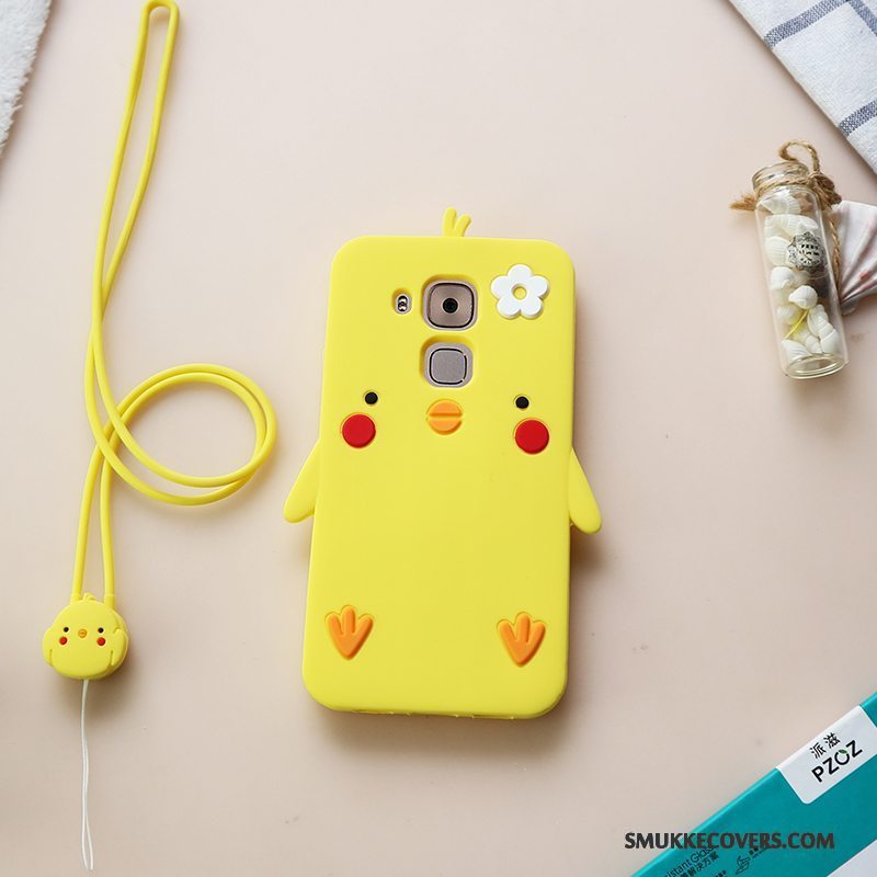 Etui Huawei G7 Plus Tasker Lyseblå Anti-fald, Cover Huawei G7 Plus Cartoon Telefonaf Personlighed