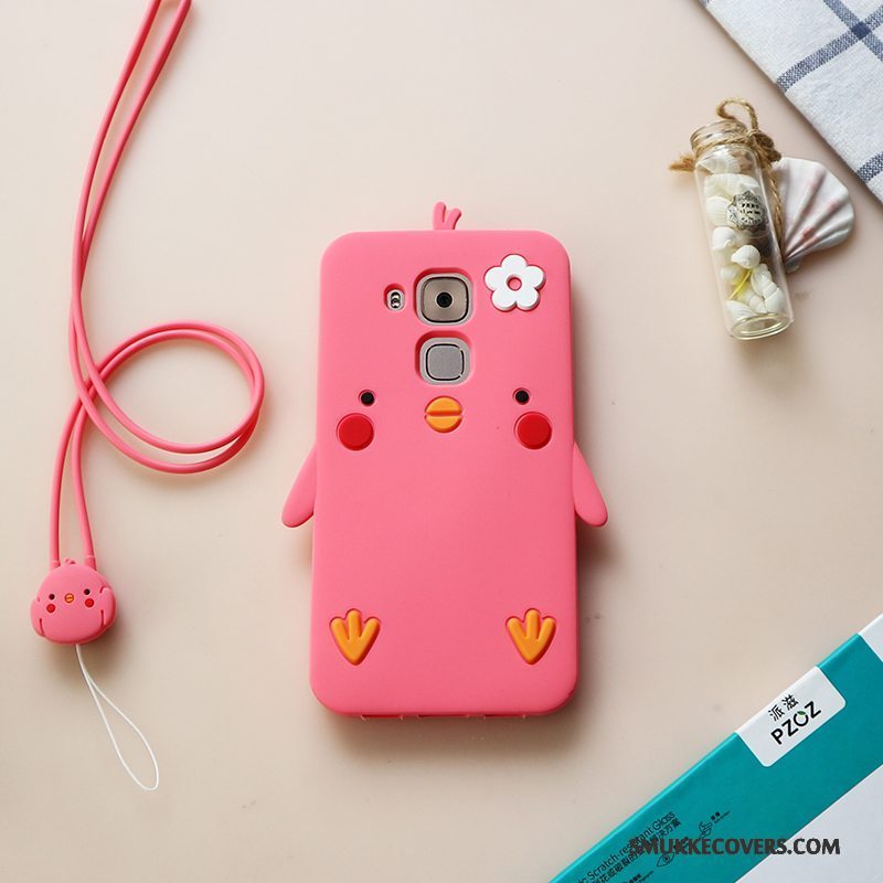 Etui Huawei G7 Plus Tasker Lyseblå Anti-fald, Cover Huawei G7 Plus Cartoon Telefonaf Personlighed