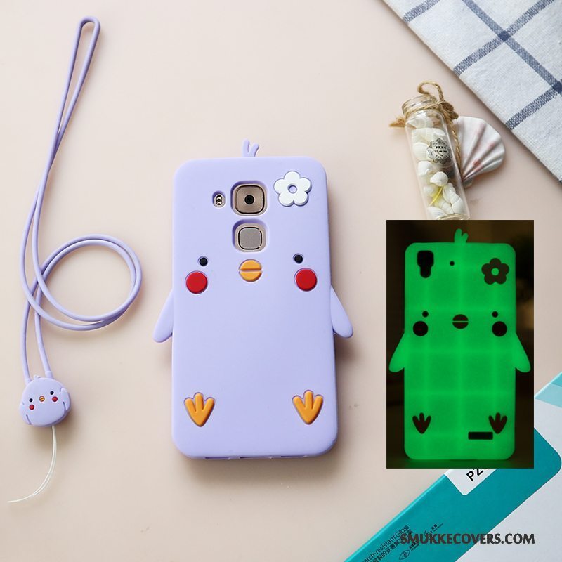 Etui Huawei G7 Plus Tasker Lyseblå Anti-fald, Cover Huawei G7 Plus Cartoon Telefonaf Personlighed