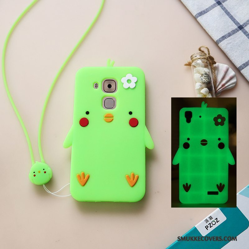 Etui Huawei G7 Plus Tasker Lyseblå Anti-fald, Cover Huawei G7 Plus Cartoon Telefonaf Personlighed