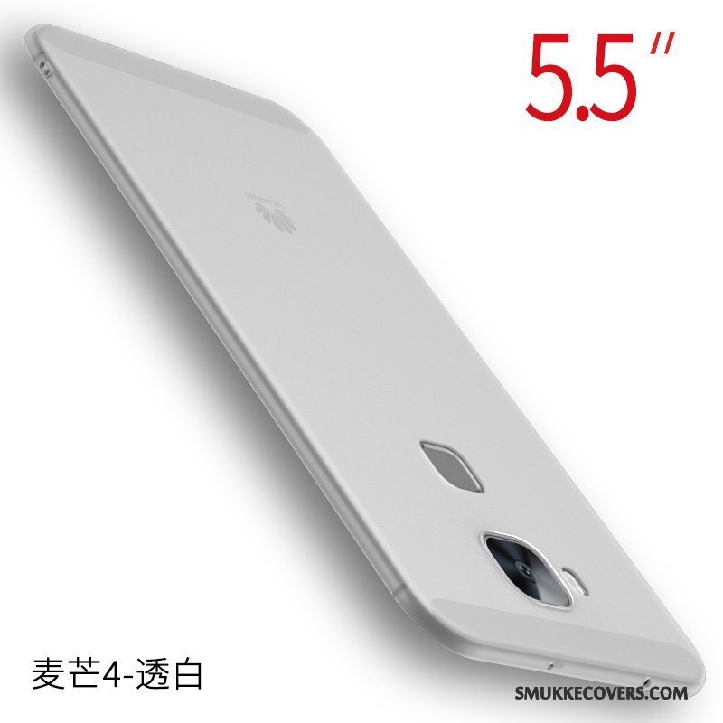 Etui Huawei G7 Plus Tasker Telefonanti-fald, Cover Huawei G7 Plus Blød Rød