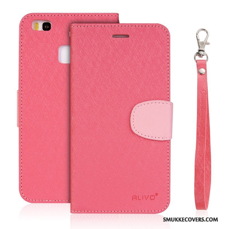 Etui Huawei G9 Lite Beskyttelse Lyserød Ungdom, Cover Huawei G9 Lite Folio Telefon