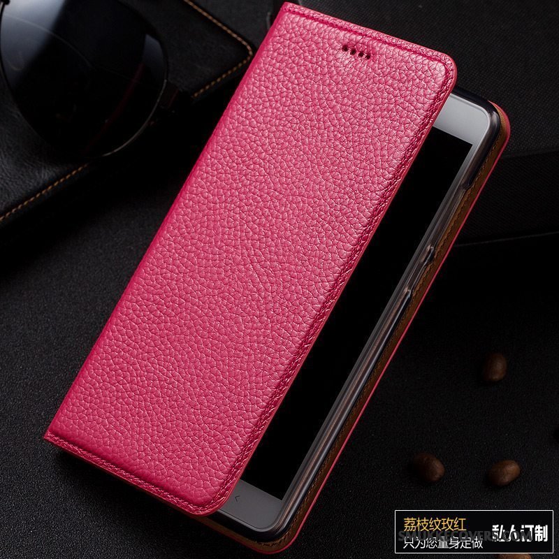 Etui Huawei G9 Lite Beskyttelse Ungdom Litchi, Cover Huawei G9 Lite Læder Sort Anti-fald