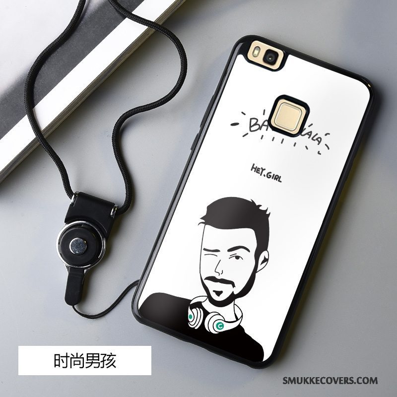 Etui Huawei G9 Lite Cartoon Af Personlighed Ungdom, Cover Huawei G9 Lite Silikone Sort Telefon