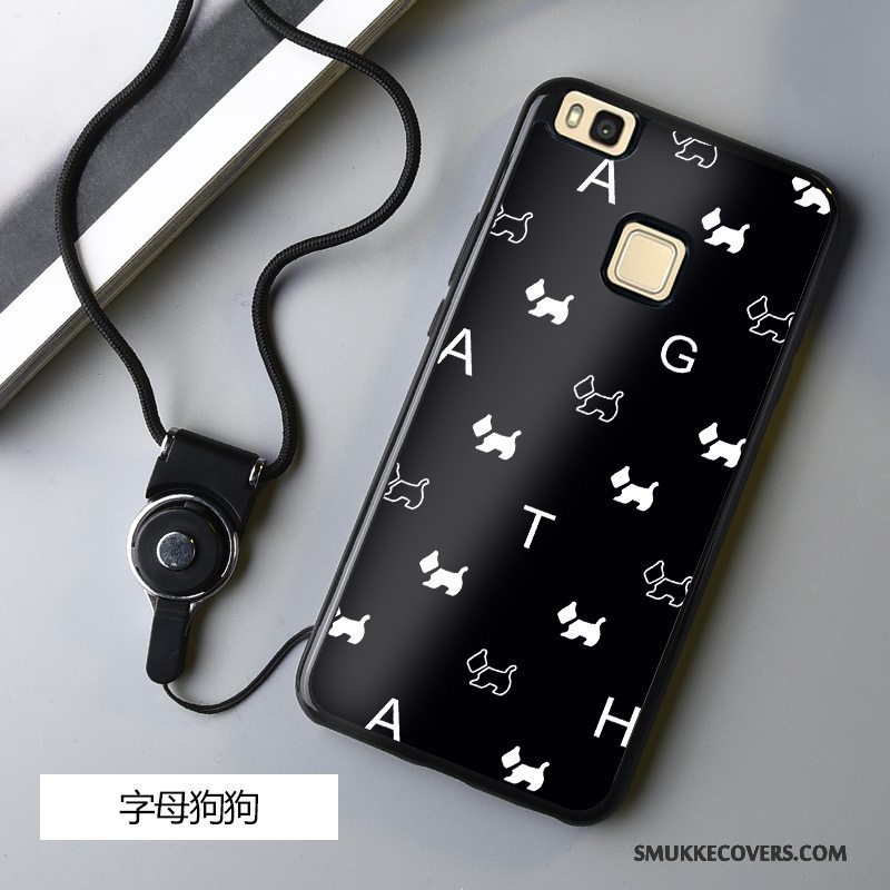 Etui Huawei G9 Lite Cartoon Af Personlighed Ungdom, Cover Huawei G9 Lite Silikone Sort Telefon