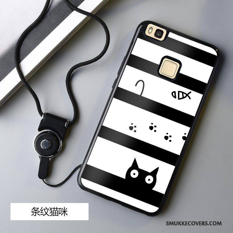 Etui Huawei G9 Lite Cartoon Af Personlighed Ungdom, Cover Huawei G9 Lite Silikone Sort Telefon