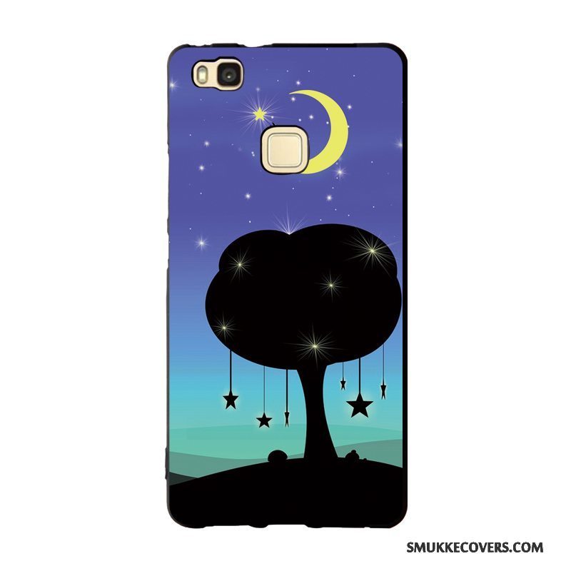 Etui Huawei G9 Lite Cartoon Ungdom Sort, Cover Huawei G9 Lite Beskyttelse Telefon