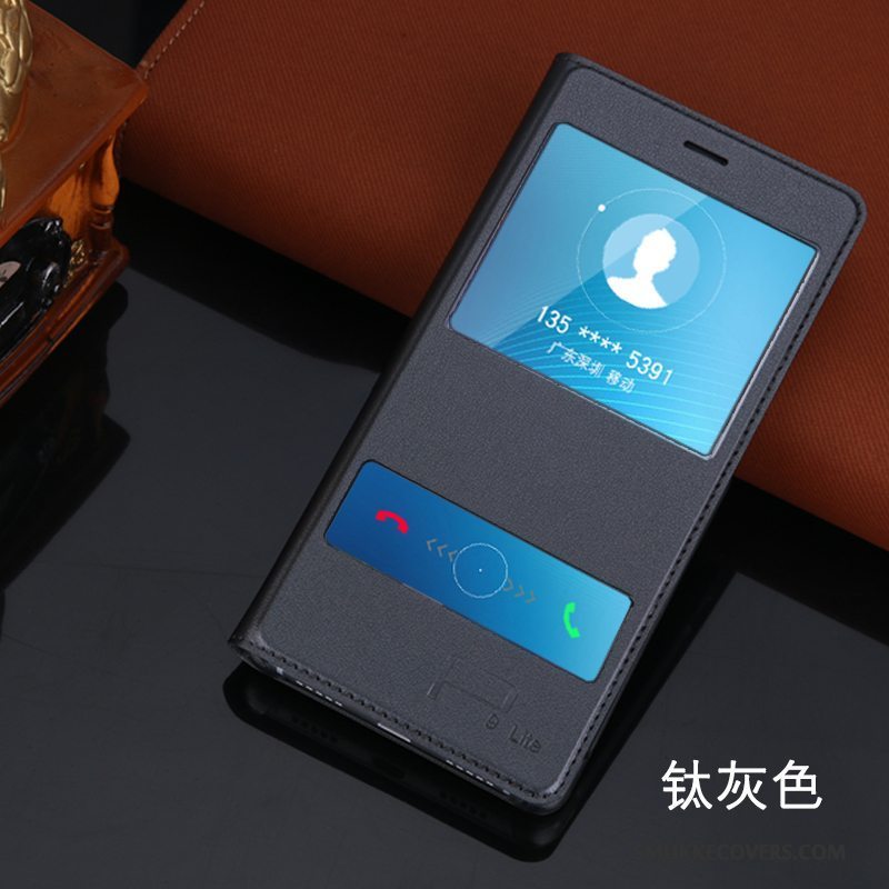Etui Huawei G9 Lite Læder Dragon Anti-fald, Cover Huawei G9 Lite Folio Telefonungdom