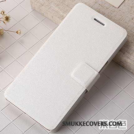 Etui Huawei G9 Lite Læder Telefonhvid, Cover Huawei G9 Lite Folio Ungdom