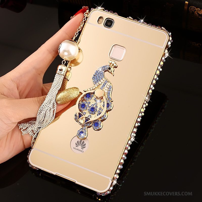 Etui Huawei G9 Lite Strass Telefonsølv, Cover Huawei G9 Lite Beskyttelse Ramme Hård