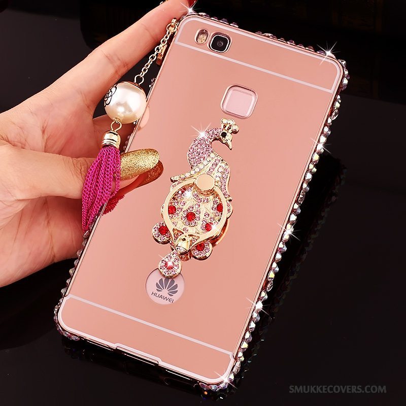 Etui Huawei G9 Lite Strass Telefonsølv, Cover Huawei G9 Lite Beskyttelse Ramme Hård