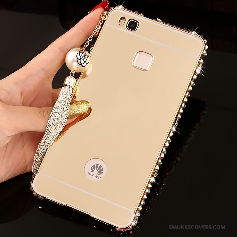 Etui Huawei G9 Lite Strass Telefonsølv, Cover Huawei G9 Lite Beskyttelse Ramme Hård