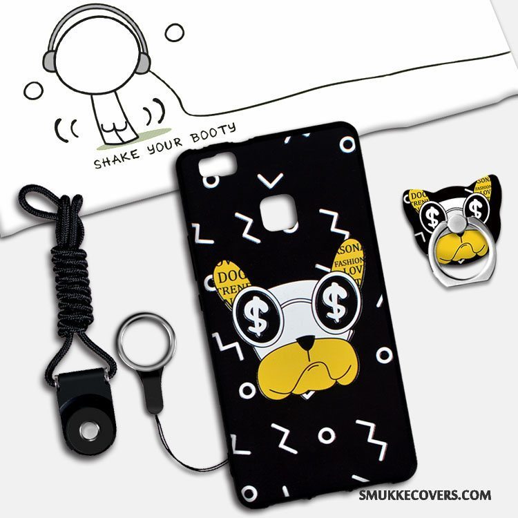 Etui Huawei G9 Lite Support Hængende Ornamenter Telefon, Cover Huawei G9 Lite Cartoon Anti-fald Ungdom