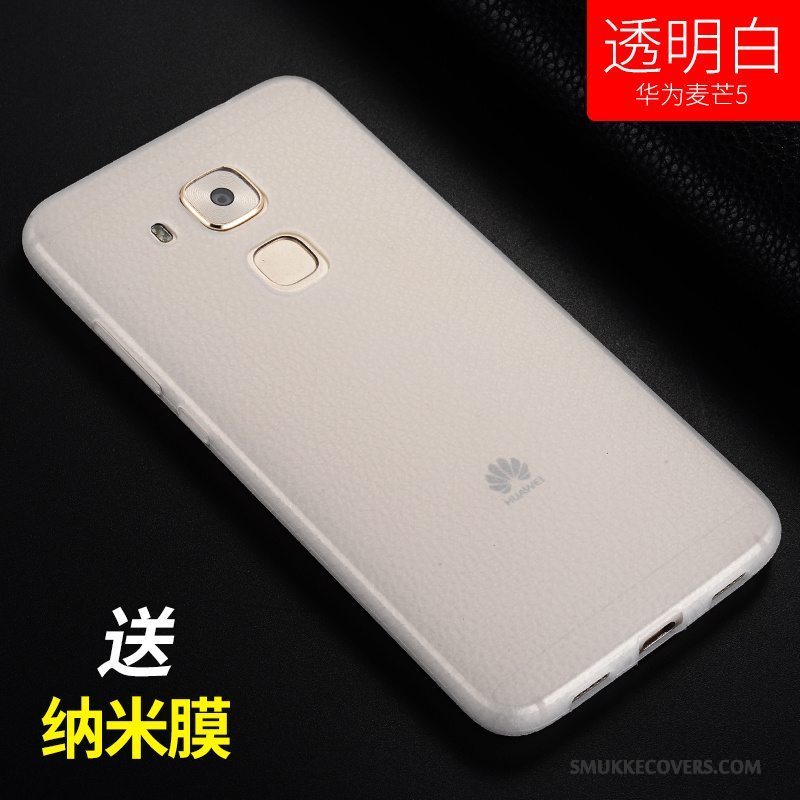 Etui Huawei G9 Plus Beskyttelse Anti-fald Sort, Cover Huawei G9 Plus Blød Telefongennemsigtig