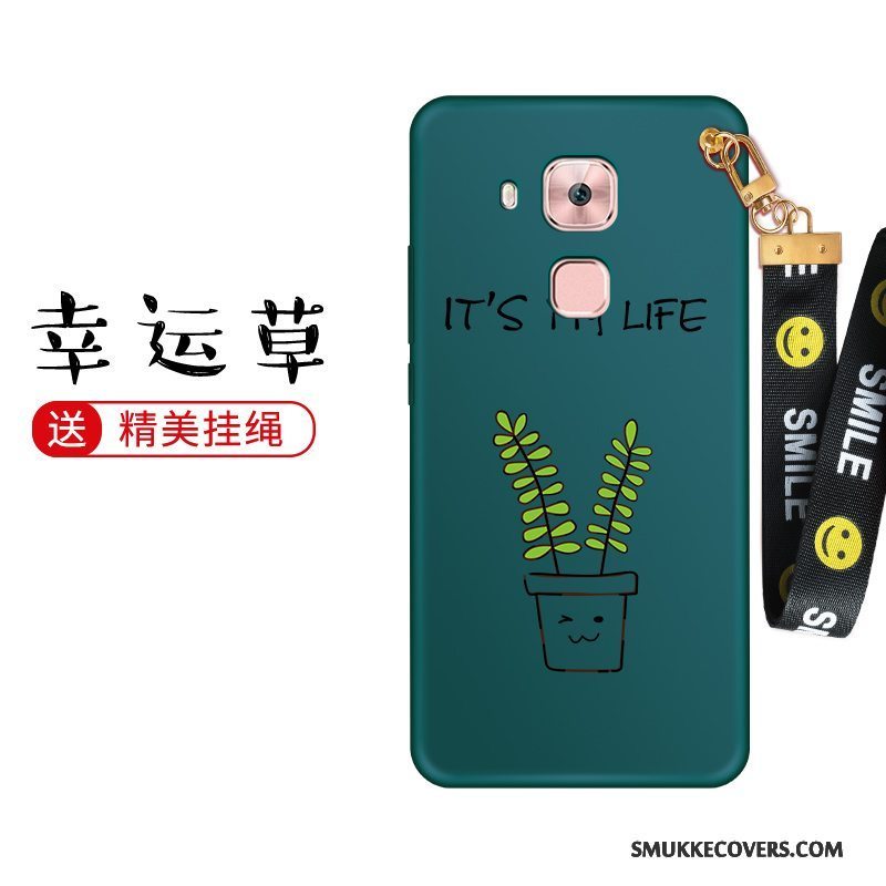 Etui Huawei G9 Plus Beskyttelse Anti-fald Sort, Cover Huawei G9 Plus Blød Trend Af Personlighed