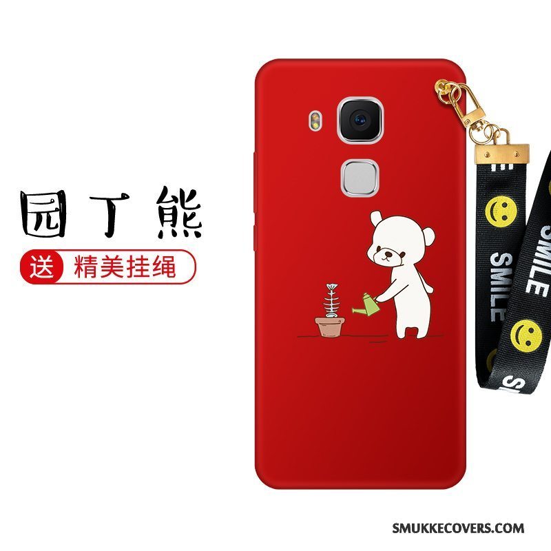 Etui Huawei G9 Plus Beskyttelse Anti-fald Sort, Cover Huawei G9 Plus Blød Trend Af Personlighed