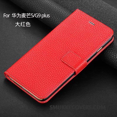 Etui Huawei G9 Plus Beskyttelse Brun Telefon, Cover Huawei G9 Plus Tegnebog