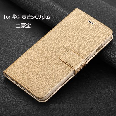 Etui Huawei G9 Plus Beskyttelse Brun Telefon, Cover Huawei G9 Plus Tegnebog