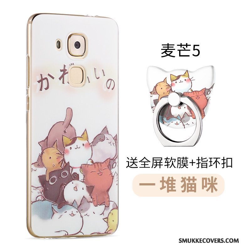 Etui Huawei G9 Plus Beskyttelse Lyserød Anti-fald, Cover Huawei G9 Plus Blød Telefon