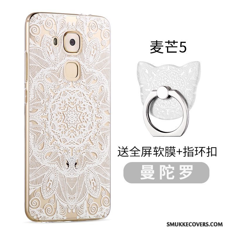 Etui Huawei G9 Plus Beskyttelse Lyserød Anti-fald, Cover Huawei G9 Plus Blød Telefon