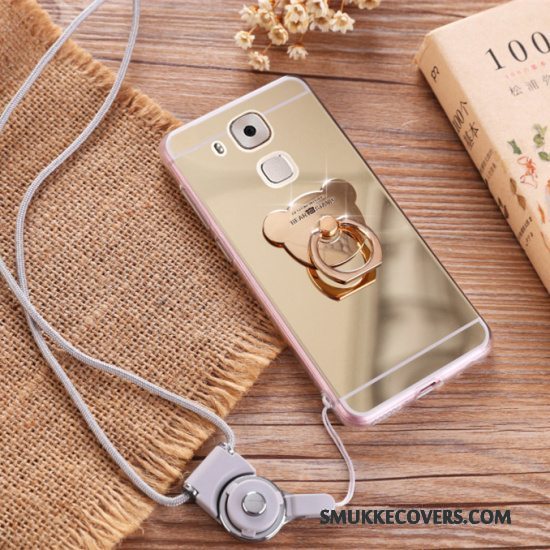 Etui Huawei G9 Plus Beskyttelse Spejl Sølv, Cover Huawei G9 Plus Tasker Trend Hængende Ornamenter